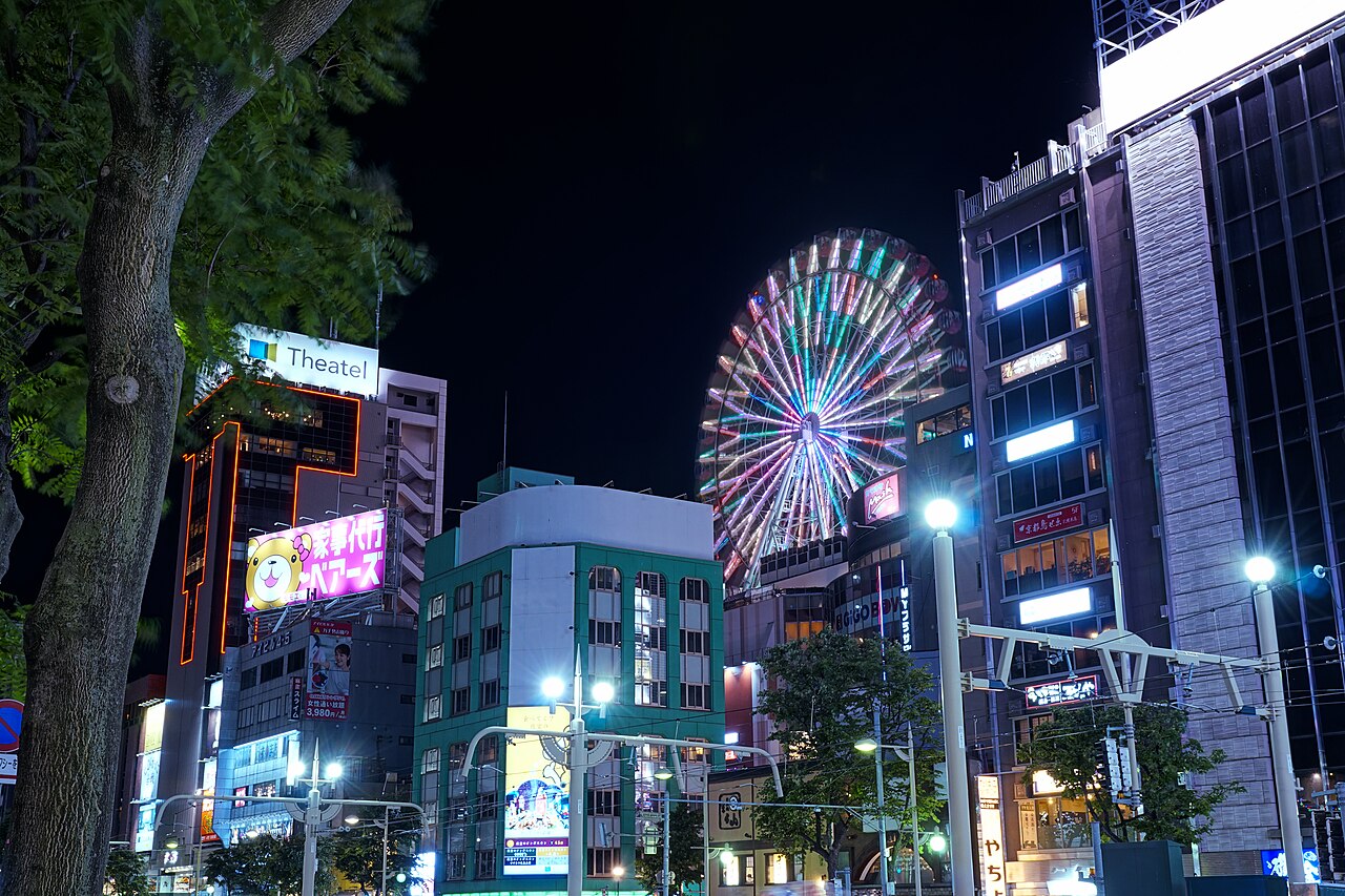 Susukino night scene