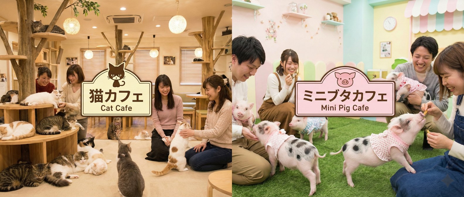 Animal cafés guide banner