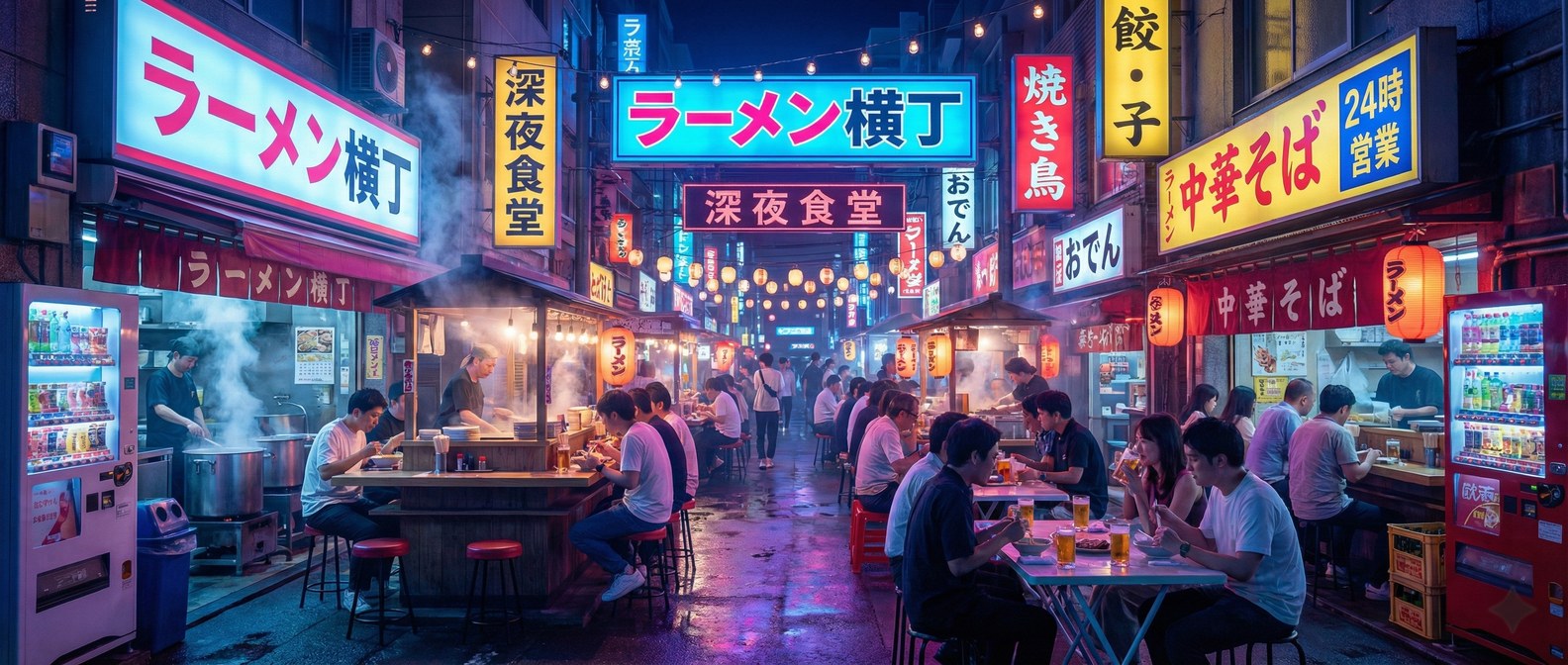 Late-night ramen guide banner