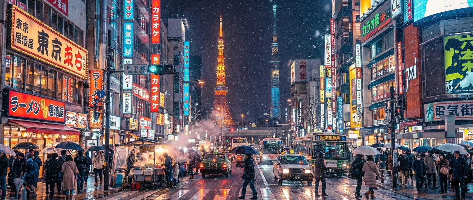 Tokyo area guide banner